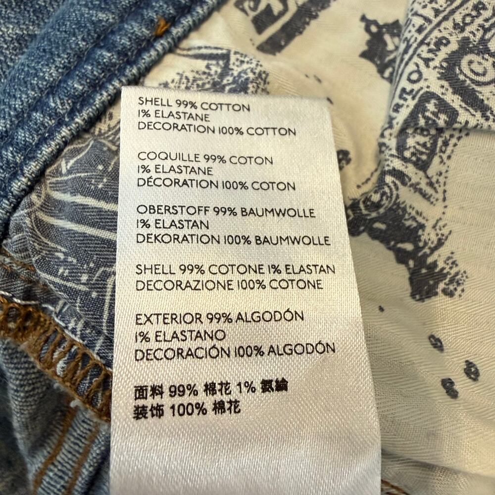 Anthropologie Pilcro Women’s jeans, slim boyfriend, distressed, light wash, 27 - Picture 8 of 8